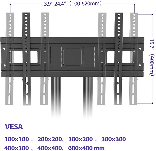 Giá treo tivi di động NB AVA50 thiết kế chuẩn VESA