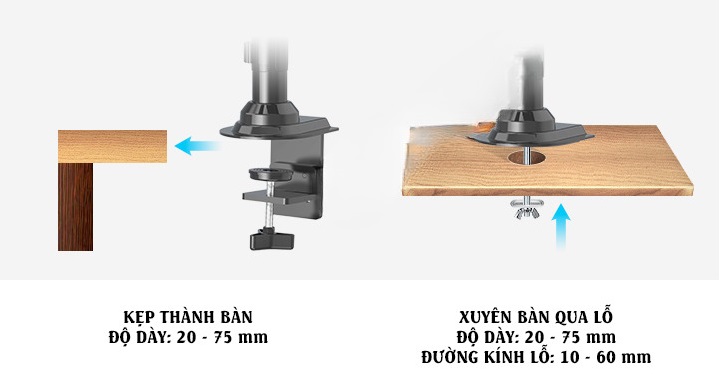 NB H80 với Hai kiểu lắp đặt dễ dàng - nhanh chóng